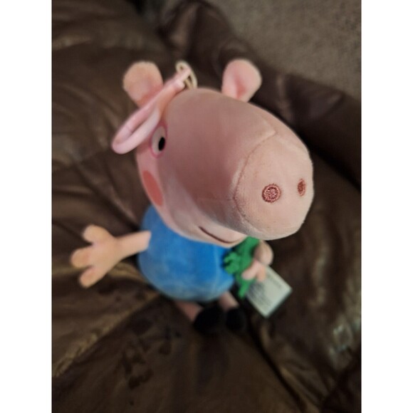 Peppas Brother George Pig -Ty Stuffed Animal/Plush 7 " Beanie Baby Toy - Picture 7 of 7